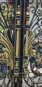 Manija de Puerta de Hierro Forjado Elegante, Tirador de Acero Industrial, Herraje Artesanal Personalizado para Villas de Lujo, Casas de Alta Gama y Propiedades - Product Image 3