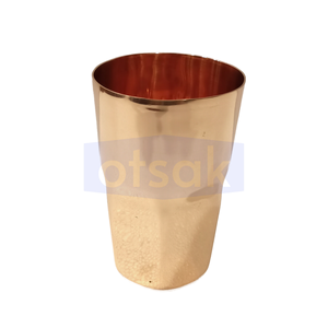 Verre à boire en cuivre moderne et écologique pour les bienfaits de l'eau, grande capacité, finition lisse, durable, élégant, pour la maison et les restaurants - Product Image 2