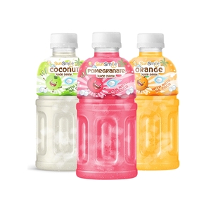 Nata de Coco SUNSMILE de la Mejor Calidad con Bebida de Jugo, Botella PET de 320 ml, Muestra Gratis, Venta al por Mayor, OEM, ODM, MOQ Bajo - Product Image 1