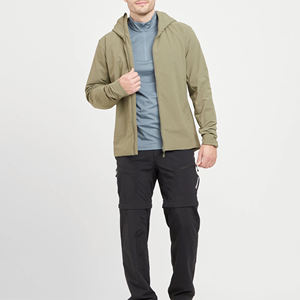 Chaqueta Bomber Softshell para Hombre, Servicio Personalizado OEM, Resistente al Viento y Transpirable, Diseño Frontal Bordado, Informal, para Invierno - Product Image 3