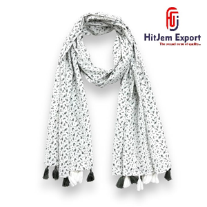 Custom Luxury Printed Winter Long <b>Scarf</b> Polyester Material Formal Style Breathable Durable OEM ODM Private Label - Product Image 1