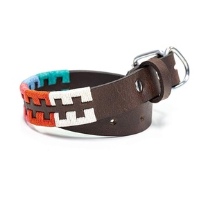 Collar y Correa para Perro de Lujo, Personalizado con Encaje Impreso, para Razas Pequeñas y Grandes, de Cuero Suave con Hebilla Metálica - Product Image 6