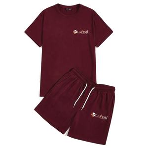 Ensemble de jogging d'été personnalisé pour homme et unisexe avec logo personnalisé, 100% coton, léger et à séchage rapide - Product Image 1