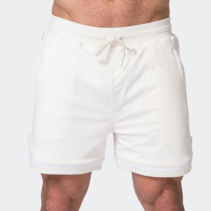 Pantalones Cortos Deportivos de Secado Rápido para Hombre, Estilo Casual, para Baloncesto, con Cintura Ajustable, en Venta Online - Product Image 1