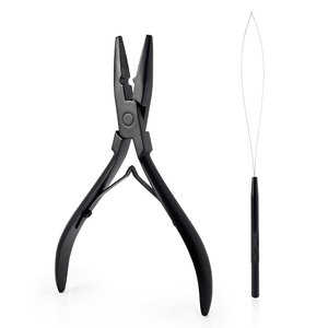 Premium Quality Hair <b>Extension</b> Plier Kit for Micro Link <b>Beads</b> Application Removal and Hair Styling Professionals - Product Image 1