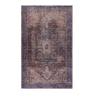 MAVAL <b>Burgundy</b> Washable 2 X 3 Doormat <b>Rug</b> Area <b>Rugs</b> & Sets - Product Image 1