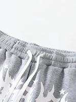Ensemble sweat à capuche et pantalon de survêtement Y2K personnalisé avec logo, grande taille, en molleton de coton 300g, poids moyen, style vintage, coupe oversize, imprimé sérigraphié, respirant, couleur unie