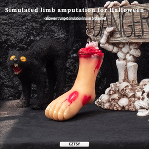 Accessoires d'horreur pour Halloween, maison hantée, cœur factice <span class=keywords><strong>de</strong></span> chambre secrète, mains simulées, <span class=keywords><strong>sang</strong></span>, mains <span class=keywords><strong>et</strong></span> pieds cassés - Product Image 6