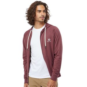 Sweat-shirt à capuche unisexe en tissu éponge léger de qualité supérieure, respirant, en tissu bouclé, décontracté, pour les loisirs en plein air - Product Image 1