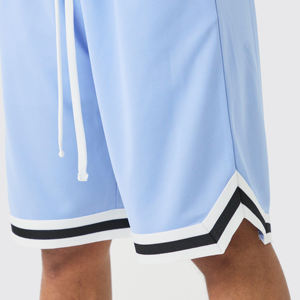 กางเกงขาสั้นกีฬาสำหรับฤดูร้อน วิ่งออกกำลังกาย บาสเก็ตบอล ผ้าตาข่าย ระบายอากาศ สำหรับผู้ชาย - Product Image 6