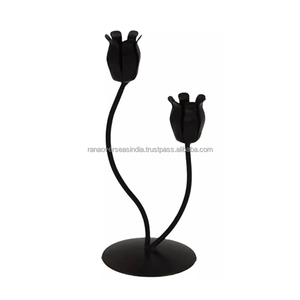 Accent de bougeoir décoratif en métal unique du grossiste de confiance pour Noël salon salle à manger et chambre à coucher prix compétitif - Product Image 1