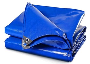 Commercial Heavy Duty Waterproof Tarpaulin Cover with Reinforced Grommets UV Resistant Outdoor <b>Tarp</b> for Cargo Protection - Product Image 4