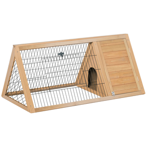 Cage à lapin en bois pour animaux de compagnie, maisons et meubles pour animaux - Product Image 2
