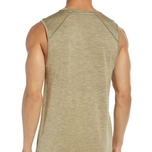 <b>Top</b> Quality Breathable Comfortable Polyester Spandex Men's Blue Sleeveless <b>Tank</b> <b>Top</b> Plus Size For Summer - Product Image 6