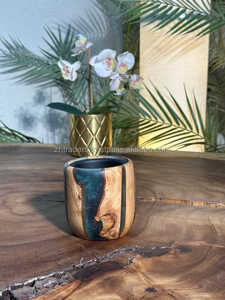 Quemador de incienso de madera religioso de arte moderno para Mabkhara decorativo hecho a mano Oud con diseño de ventilación de humo y sándalo - Product Image 3