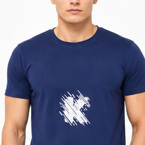 Camiseta de algodón lisa para hombre, color, talla y tela personalizables, disponible OEM ODM, fabricante de ropa, camiseta de algodón premium para hombre - Product Image 5
