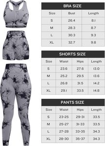 ชุดโยคะสำหรับผู้หญิง เนื้อผ้าระบายอากาศได้ดี สวมใส่สบาย ยืดหยุ่นสูง คุณภาพดี พร้อมบริการสกรีนโลโก้ตามแบบที่ต้องการ ไร้ตะเข็บ เหมาะสำหรับออกกำลังกายที่ยิมและโยคะ - Product Image 6