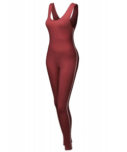 Summer Jumpsuits Women Playsuit Yoga Sportsuit Dress Romper Gym Sets <b>Shorts</b> High Waist Yoga Fitness Jumpsuit Zipper - Product Image 5