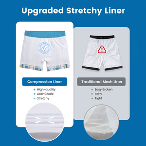 Pantalones Cortos Casuales de Verano para Hombre OEM, Impresión de Logotipo Personalizado, Poliéster/Algodón, Cintura Elástica, Secado Rápido, Tela Transpirable, Diseño Privado - Product Image 2