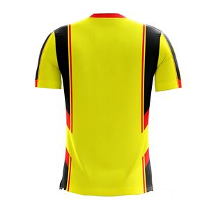 Camiseta Deportiva de Fútbol Sublimada Personalizada, Diseño Moderno Turquesa, Manga Corta, Cuello Redondo Transpirable, Nombre y Número Personalizados, 100% - Product Image 4