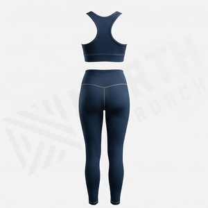 Conjunto de Yoga Personalizado para Mujer, Transpirable, de Secado Rápido, Ropa Deportiva para Gimnasio, Traje Deportivo, Ropa de Entrenamiento para Damas - Product Image 2