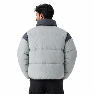 Chaquetas Acolchadas con Logotipo Personalizado al por Mayor, Chaquetas de Invierno Cálidas y Gruesas, Chaquetas de Burbuja Acolchadas OEM para Hombre, Venta al por Mayor - Product Image 2