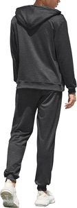 Conjunto Deportivo Personalizado de Felpa Francesa de 300 g/m² para Hombre, Sudadera de Cuello Redondo y Pantalones, Estampado en Serigrafía, Color Verde Caqui, Ropa Deportiva - Product Image 3