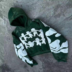 Sudadera con Capucha para Hombre, Diseño Personalizado, Impresión Digital, Hecha en Pakistán, Tejida, 100% Algodón, Forro Antipelusas, Ropa de Invierno, 380g de Felpa - Product Image 3