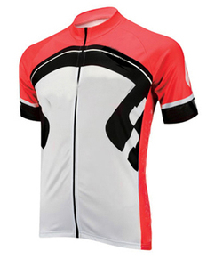 Maillot de Ciclismo para Hombre, Manga Corta, Negro, Blanco y Azul, Diseño de Rayas Diagonales, Panel de Malla Transpirable, Secado Rápido, Antibacteriano, Poliéster - Product Image 3