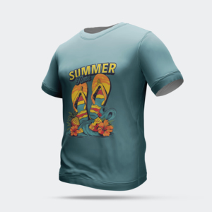 T-shirts imprimés DTF 100 % coton, personnalisables en usine, plusieurs tailles, transferts en gros, prêts à expédier, coupe ajustée, écologiques - Product Image 3