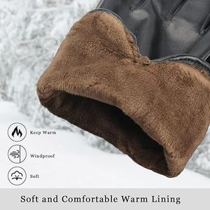 Fashion <b>Gloves</b> for Women, Leather Touchscreen Bowknot <b>Gloves</b> - Product Image 3