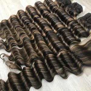 Super alta calidad vietnamita pelo crudo onda de agua Piano trama sin procesar virgen cabello humano precio de fábrica Genius alto producto - Product Image 3