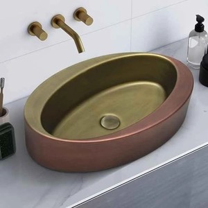 Lavabo Ovalado de Diseño para Baños Elegantes y Casas de Lujo - Product Image 3