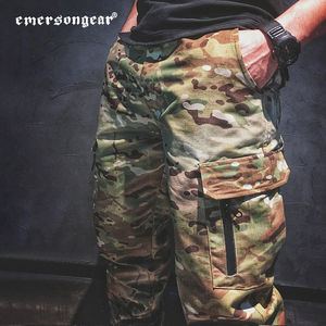 Pantalones Cargo Holgados Personalizados para Hombre, de Lona con Estampado Completo, Pierna Ancha, Camuflaje, Cintura Elástica Media, Casuales, Impermeables y Transpirables - Product Image 5