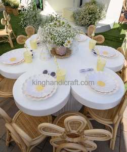 Chaise pour enfants en rotin artisanal pour événements de location, siège en osier naturel pour enfants pour mariage, fête d'anniversaire et cérémonie - Product Image 3
