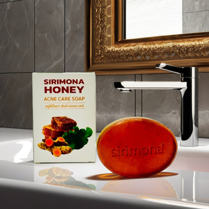 Limpiador Facial SIRIMONA Anti-Acné, Anti-Arrugas, Blanqueador, Hidratante y Nutritivo con Extracto Herbal de Miel y Cúrcuma para Piel Grasa/Seca - Product Image 3