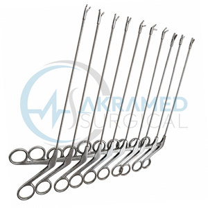 Juego de Instrumentos Laparoscópicos Premium Reutilizables de Acero Inoxidable, Kit de Tijeras y Pinzas para Cirugía Mínimamente Invasiva, con Certificación CE - Product Image 2