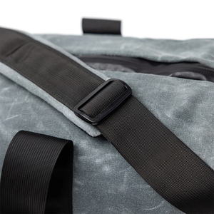 Bolsa de Lona Unisex de 40-55L con Cierre de Cordón, para Gimnasio, Viajes, Casual, Color Gris Sólido, Asa Suave, Resistente, Bolsa de Fitness - Product Image 6
