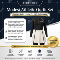 Ensemble de vêtements de sport pour femmes, tenue de sport modeste pour la salle de sport, la course à pied, le yoga et le tennis, vêtements de fitness respirants et actifs
