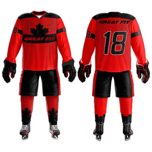 Good Quality Customized New Design Hockey Jersey With Reasonable Price Comfortable Ice Hockey Uniform BY Pakistan - Product Image 1
