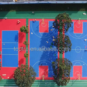 Fournisseur de dalles de sol pour terrains de sport en matériau PP / Dalles de sol pour basketball en plein air - Product Image 2