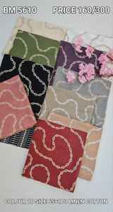 Dentelle Florale Élégante en Lin, Coton et Mousseline avec Broderie de Strass, 12 Couleurs, Bordures Délicates Effilochées, Tendance 2026 - Product Image 5