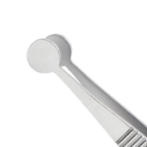 Pinzas Expresoras de Glándulas de Meibomio Manuales, 10 mm, Ovaladas, Cerradas, con Pala Angulada de 14°, de Acero Inoxidable Reutilizables para Microcirugía Oftálmica - Product Image 5