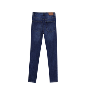 Jean en denim léger coupe slim classique pour homme, en coton extensible, style streetwear décontracté, taille mi-haute, jambe fuselée, séchage rapide, respirant - Product Image 5