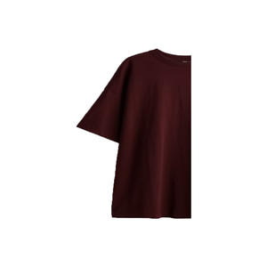 Camiseta Larga de Manga Corta con Cuello Redondo y Bordado para Mujer, Talla Grande, 100% Algodón Orgánico, Transpirable, Ecológica, Informal - Product Image 6