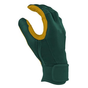 Gants de frappe en cuir vert avec fermeture auto-agrippante rembourrée pour le pouce, unisexe, pour entraînement adulte - Product Image 2