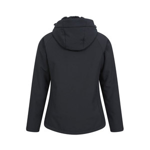 เสื้อแจ็คเก็ตเดินป่าสำหรับผู้หญิง ดีไซน์ใหม่ ผลิตตามสั่ง กันลม กันน้ำ ผลิตจากผ้าสแปนเด็กซ์และโพลีเอสเตอร์ แบบซอฟต์เชลล์ สำหรับกิจกรรมกลางแจ้ง - Product Image 3