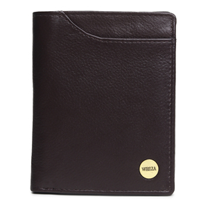 กระเป๋าสตางค์ผู้ชายแบบพับสองตอน RFID พรีเมียมพร้อมช่องใส่เหรียญ, ที่ใส่บัตรขนาดเล็ก, กระเป๋าสตางค์หนังแท้แบบสั้น, ดีไซน์วินเทจ - Product Image 1