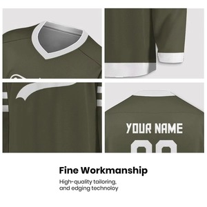 Jersey de Hockey sobre Hielo 100% Personalizado 2026, Venta al Por Mayor, Uniforme de Hockey sobre Hielo Sublimado de la Mejor Calidad y Estilo Nuevo para Ropa Deportiva - Product Image 4