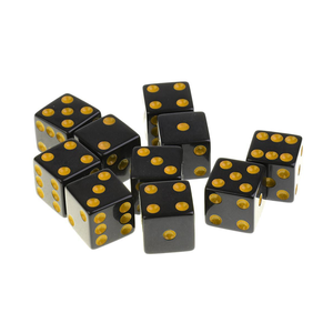 Stone Black agate D6 <b>Dice</b> Cube Natural Gemstone Crystal Stone D6 <b>Dice</b> Engraved Stone Custom <b>Dice</b> <b>Sets</b> - Product Image 1